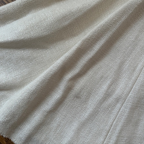Theory Ivory Linen A-Line Dress - Picture 9 of 10